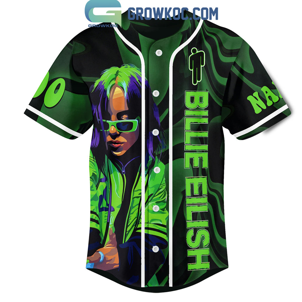 Billie Eilish Hit Me Hard And Soft Personalized Baseball Jersey