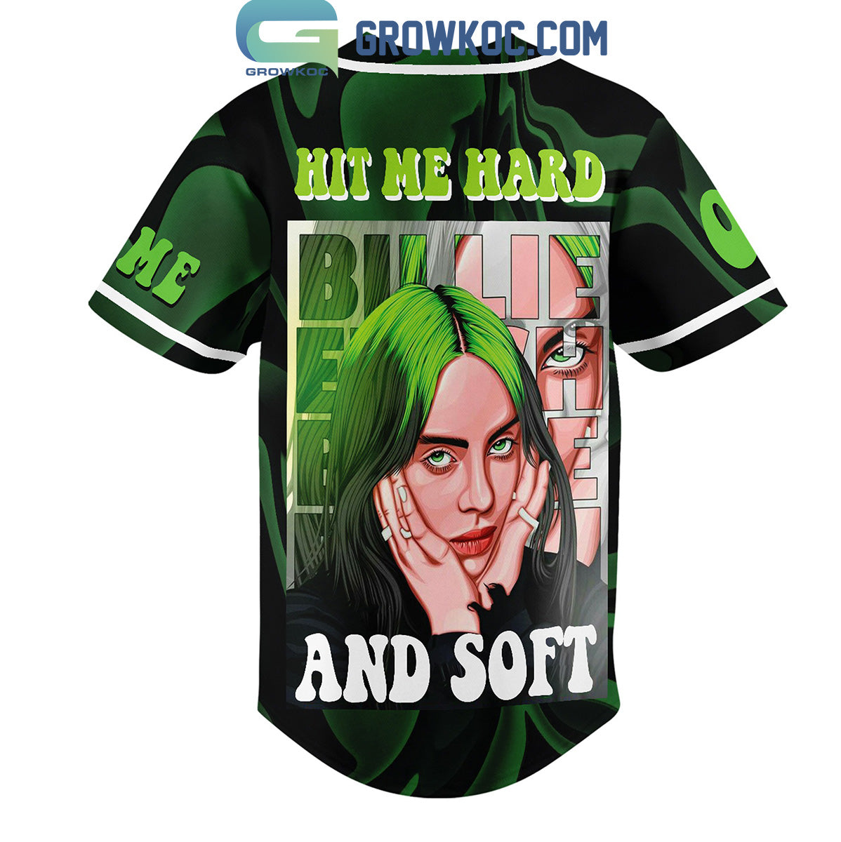 Billie Eilish Hit Me Hard And Soft Personalized Baseball Jersey
