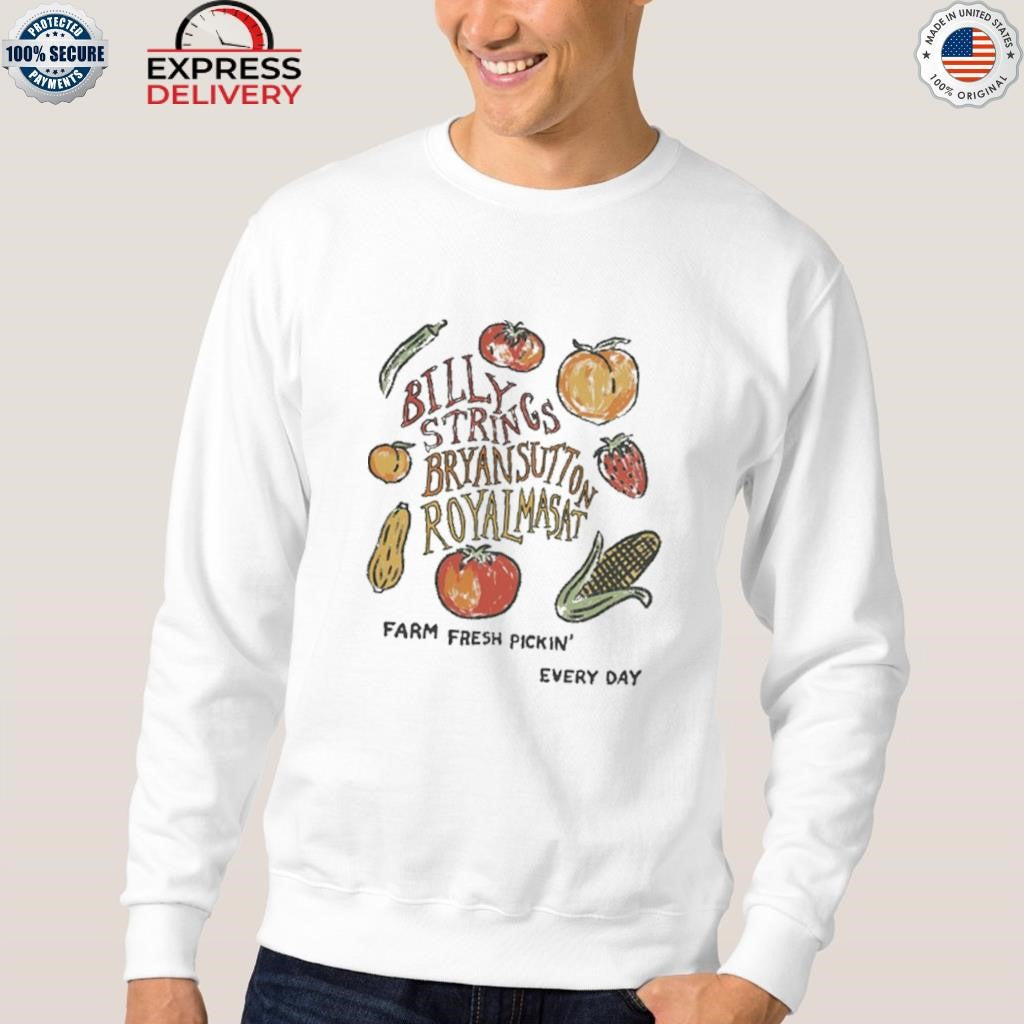 Billy Strings And Bryan Sutton With Royal Masat Farm Fresh With Dates Sept 25 Shirt