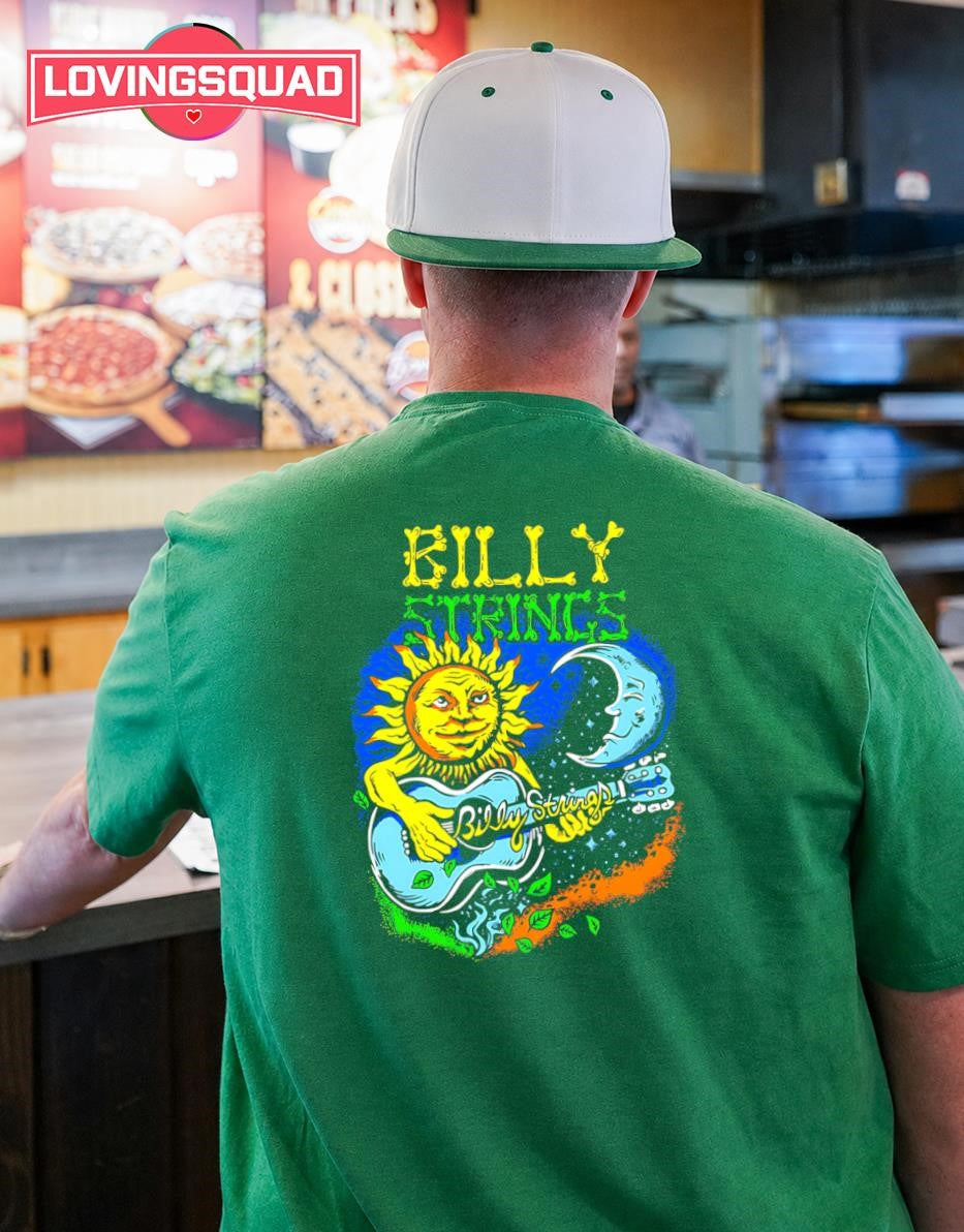 Billy Strings Sun and Moon Guitar Bluegrass shirt