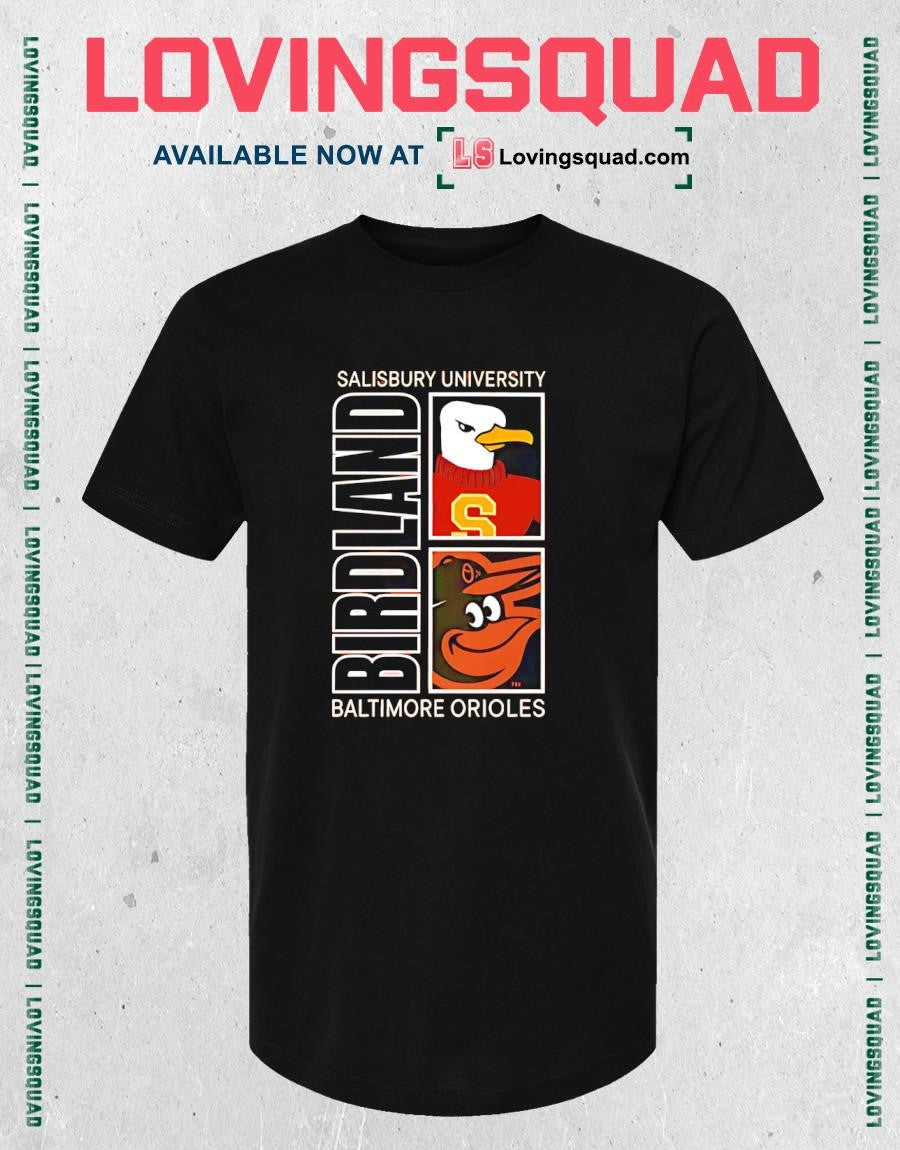 Birdland Salisbury University Night Baltimore Orioles T-shirt