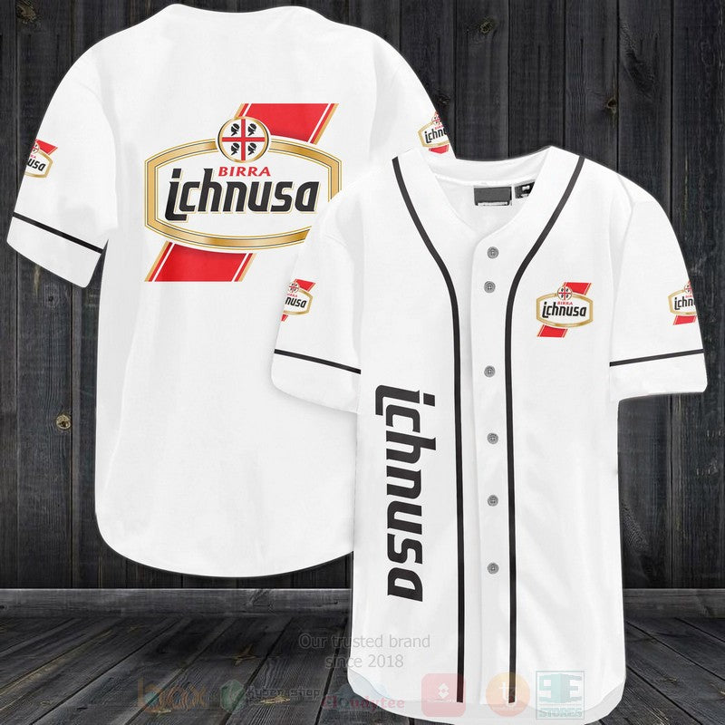 FASHION Birra Ichnusa Baseball Jerseys Botton Shirt