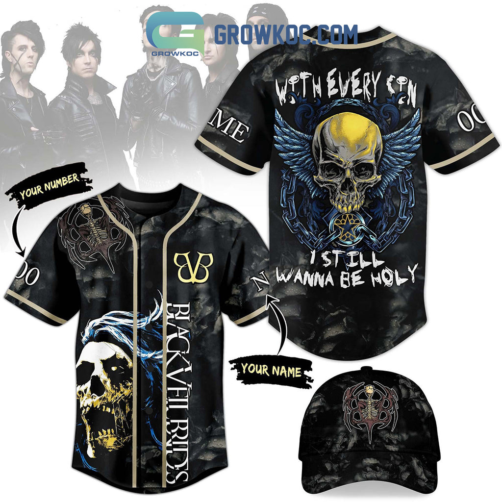 Black Veil Brides With Every Sin I Still Wanna Be Holy Personalized Baseball Jersey