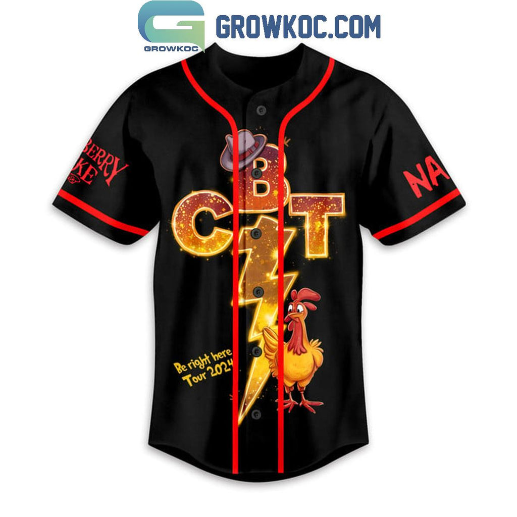 Blackberry Smoke Be Right Here Tour 2024 Personalized Baseball Jersey