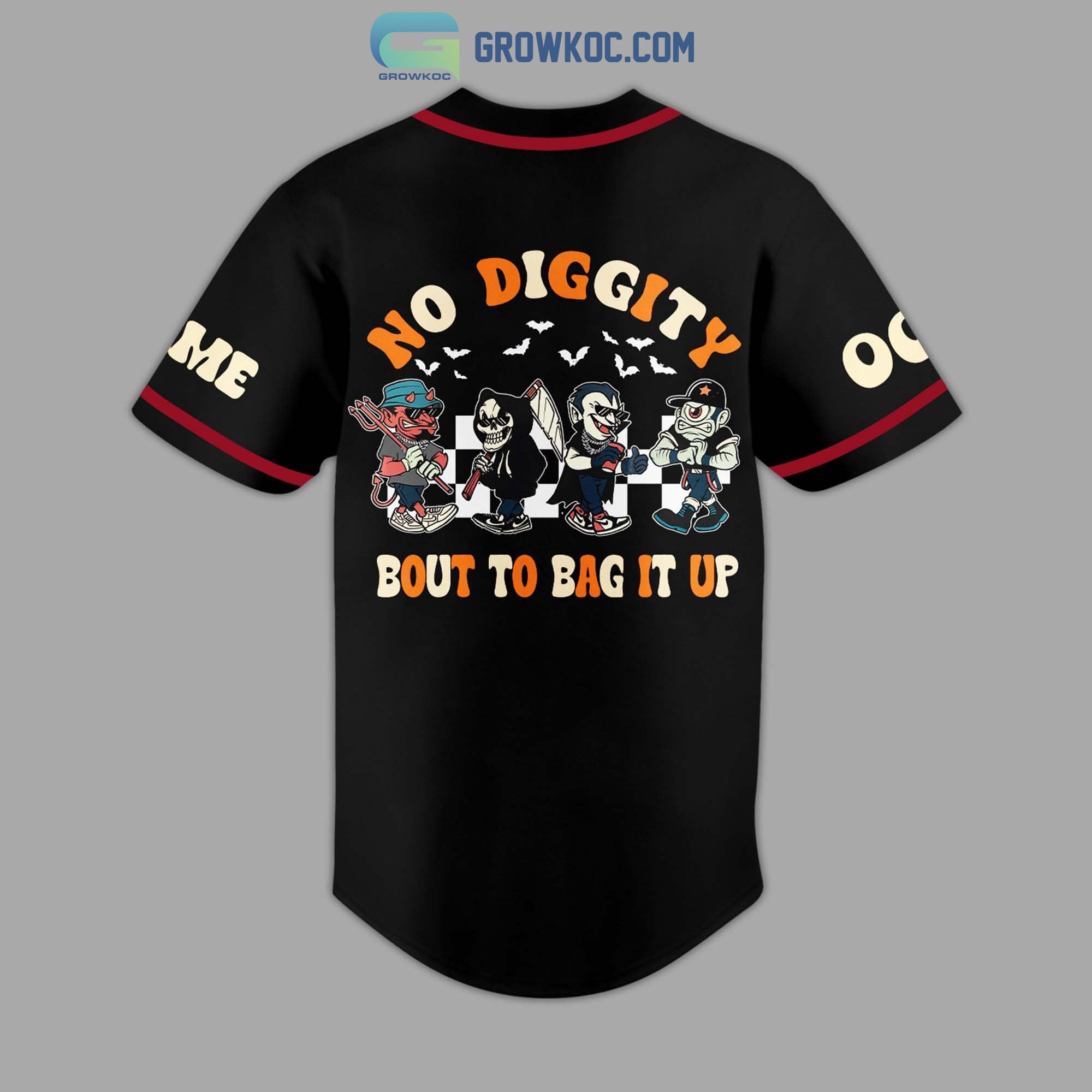 Blackstreet No Diggity Bout To Bag It Up Personalized Baseball Jersey