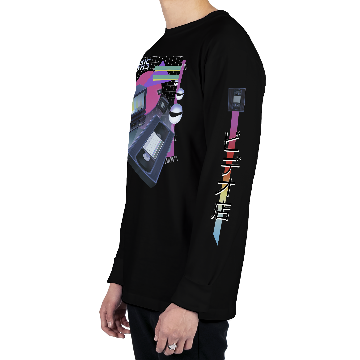 Blank Tape Long Sleeve Tee