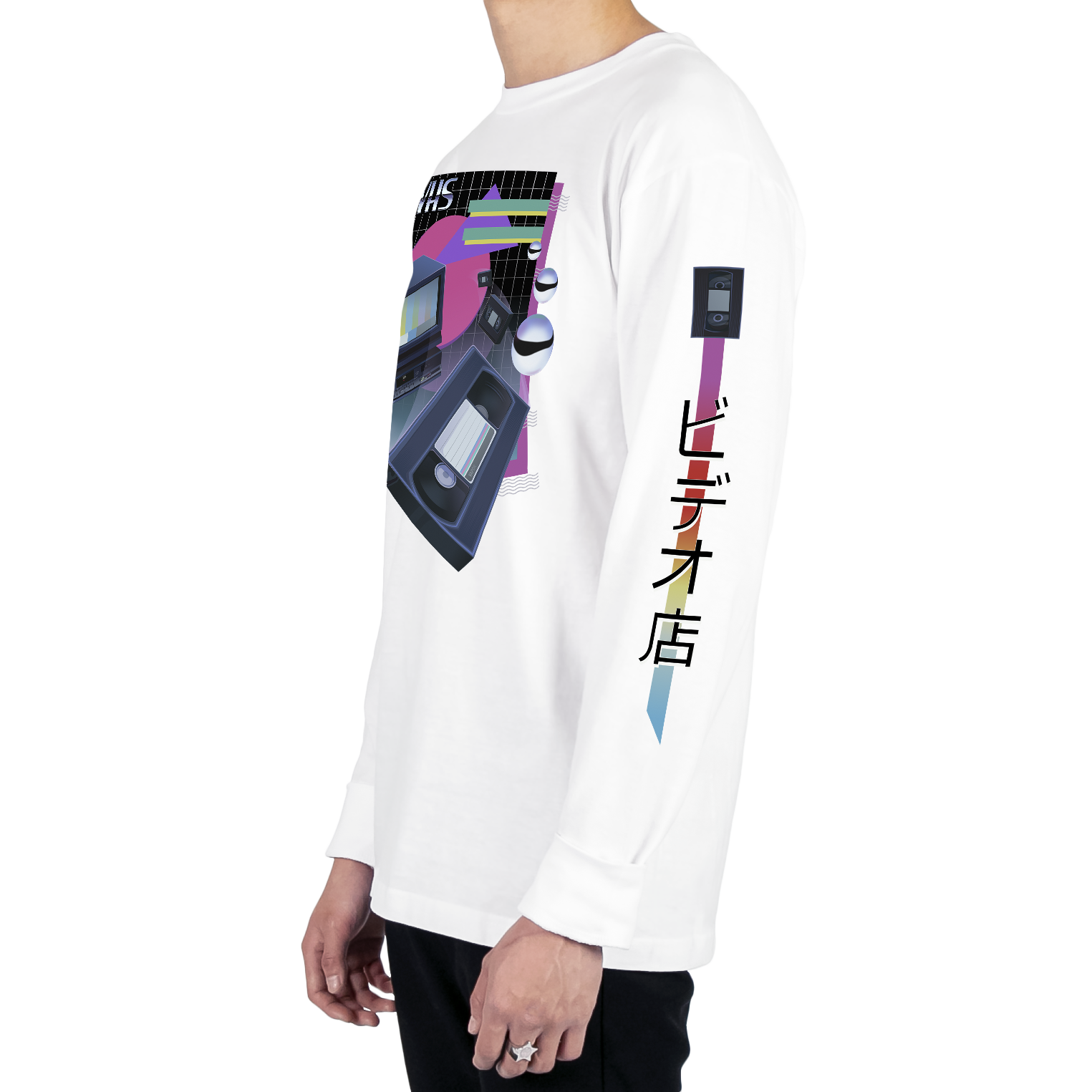 Blank Tape Long Sleeve Tee