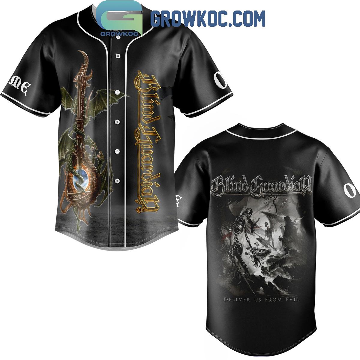 Blind Guardian Deliver Us From Evils Personalized Baseball Jersey