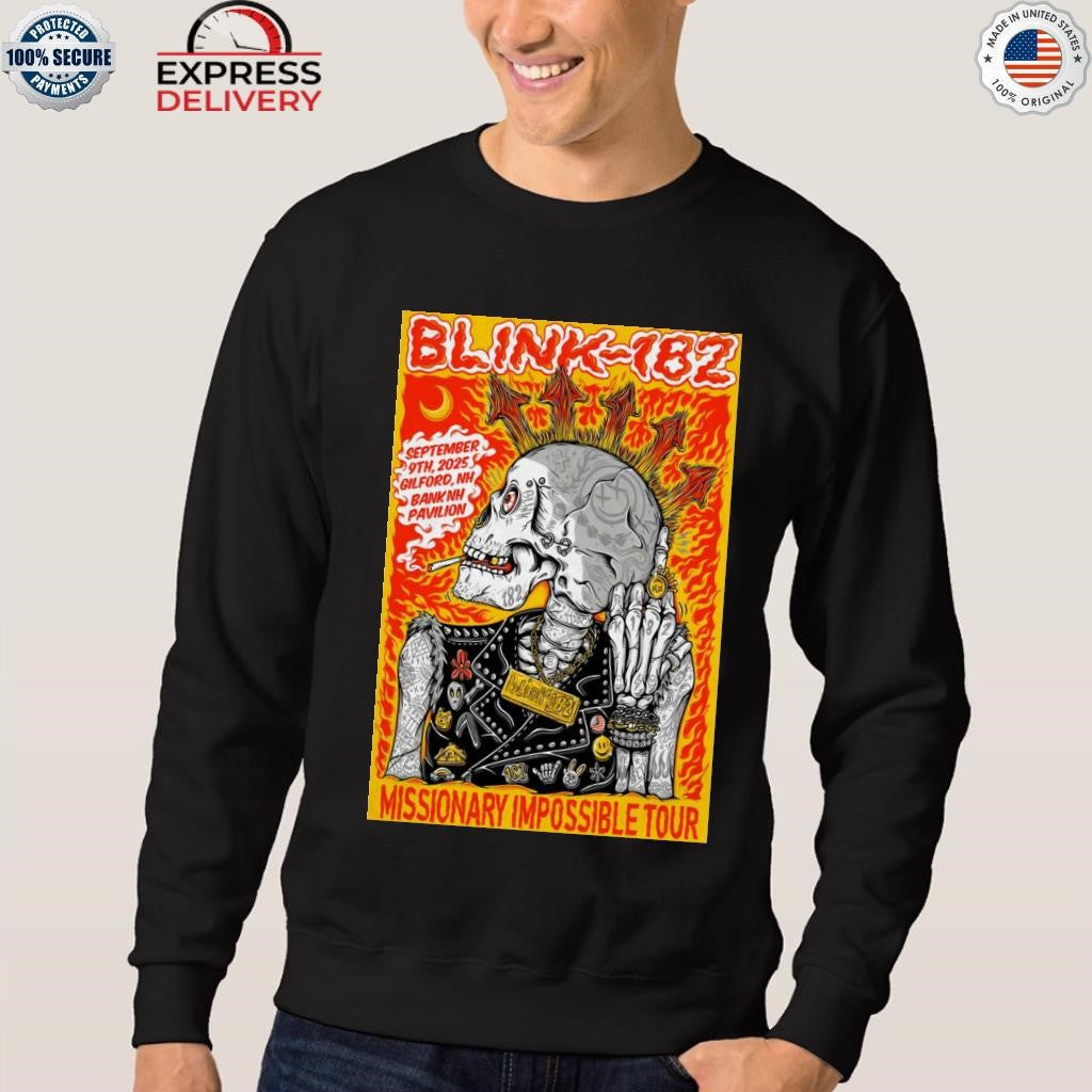 Blink 182 9.9.2025 In Gilford NH Shirt