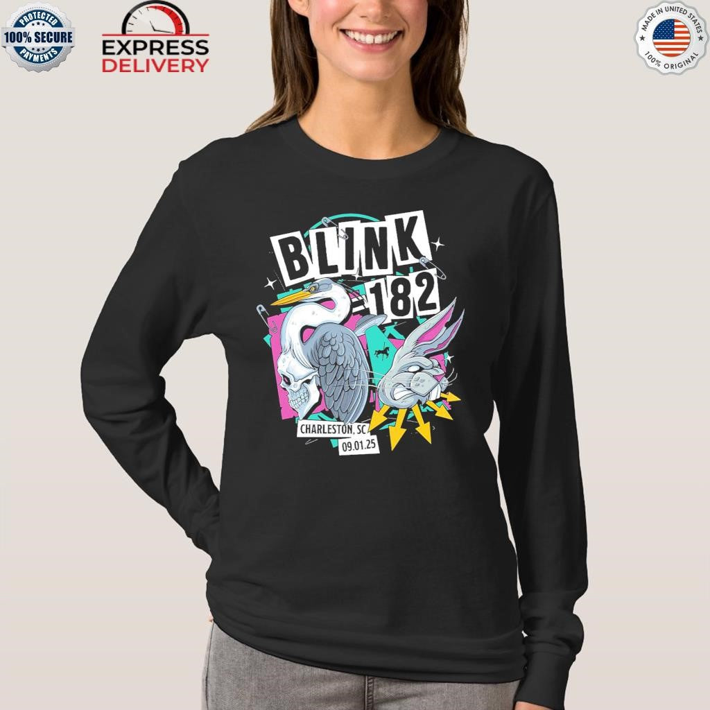 Blink 182 Charleston South Carolina September 1 2025 Shirt