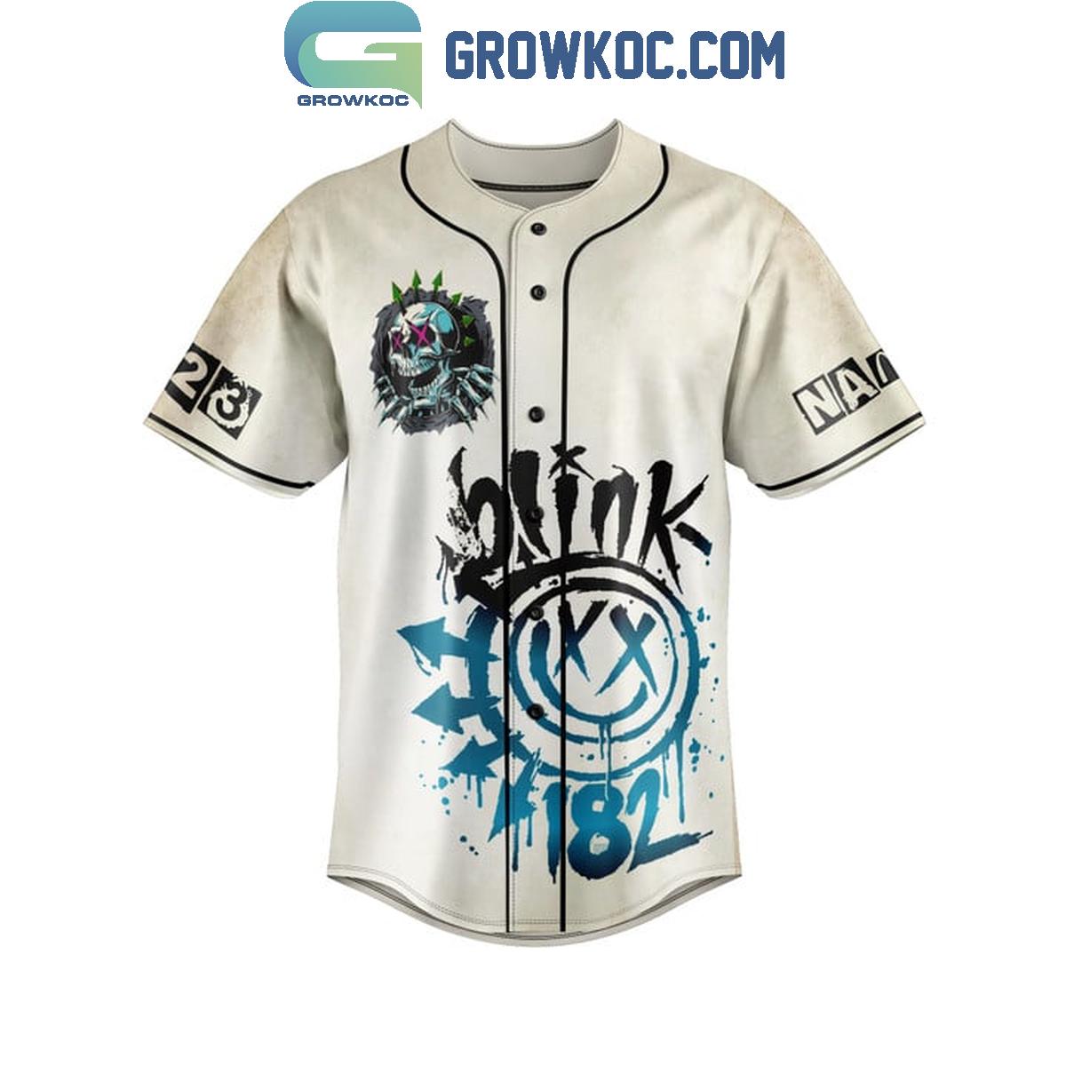 Blink 182 Hid In The Crowd Like A Ghost Personalized Baseball Jersey