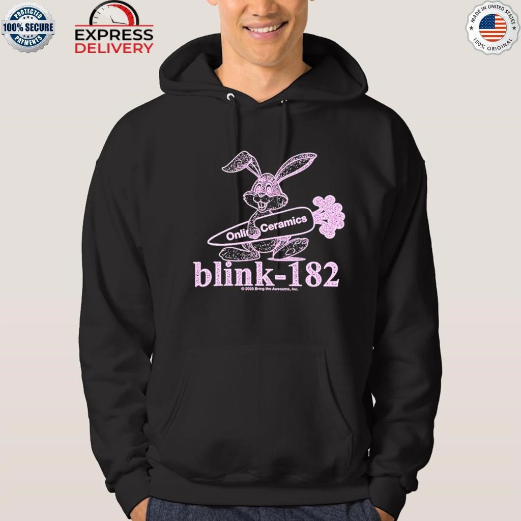 Blink 182 Missionary Impossible Tour 2025 Bunny Logo Shirt