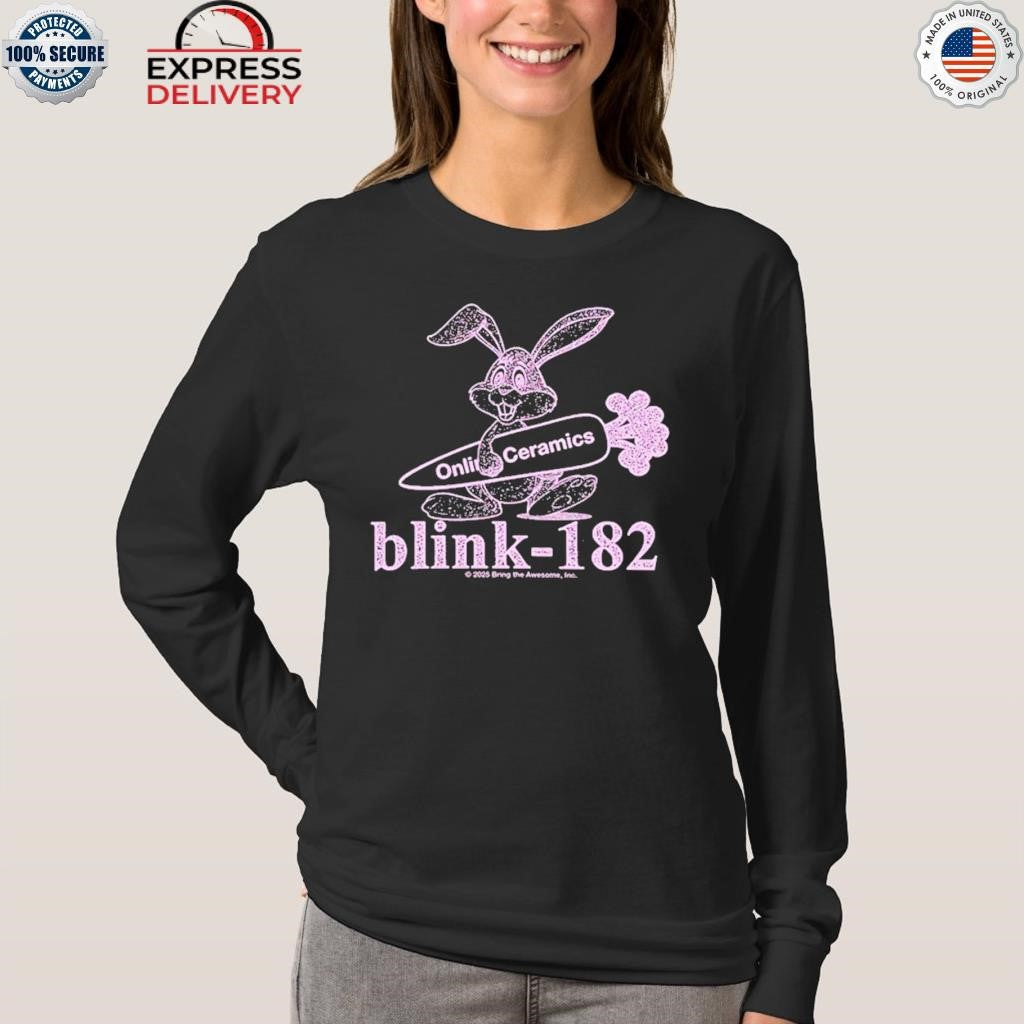 Blink 182 Missionary Impossible Tour 2025 Bunny Logo Shirt