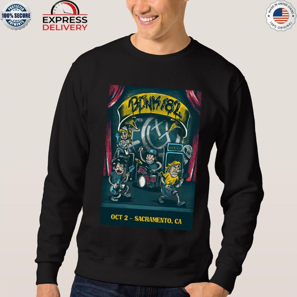 Blink 182 Oct 2 2025 Aftershock Festival in Sacramento CA Shirt