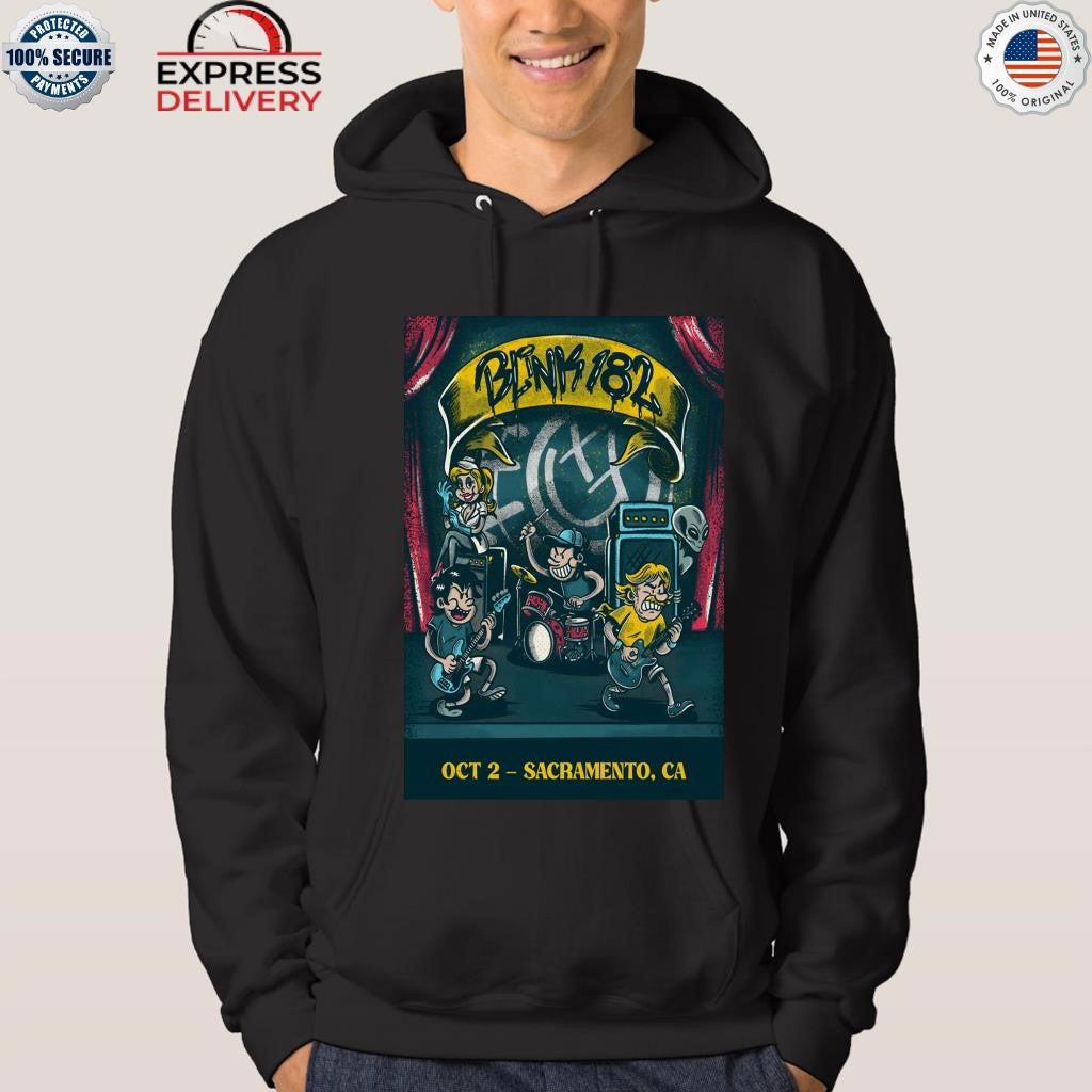Blink 182 Oct 2 2025 Aftershock Festival in Sacramento CA Shirt