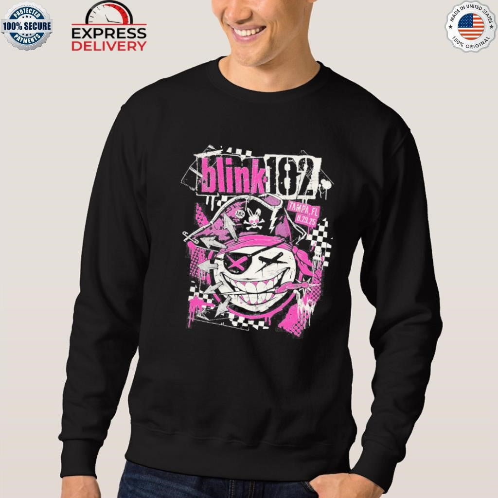 Blink-182 Tampa, FL Aug 29 2025 Tour Shirt