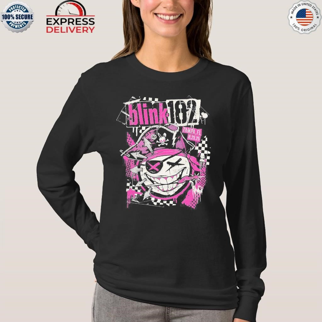 Blink-182 Tampa, FL Aug 29 2025 Tour Shirt