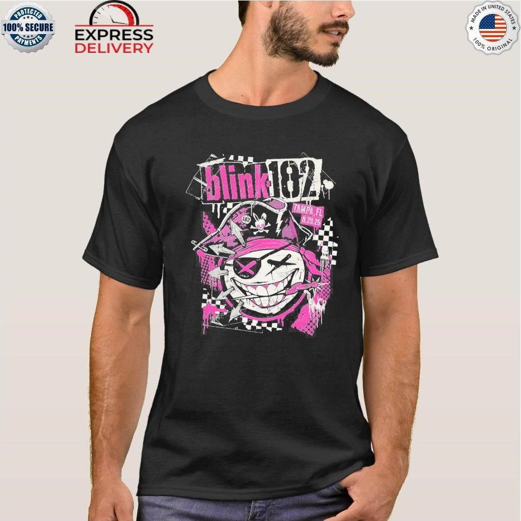 Blink-182 Tampa, FL Aug 29 2025 Tour Shirt