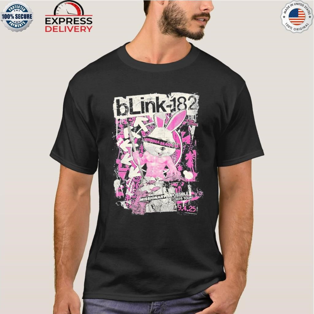 Blink 182 Virginia Beach Tour On Sept 4 2025 Shirt