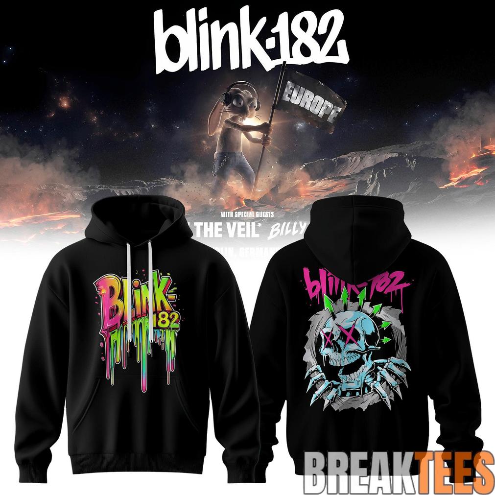 Blink-182 Meltdown Europe Edition Hoodie