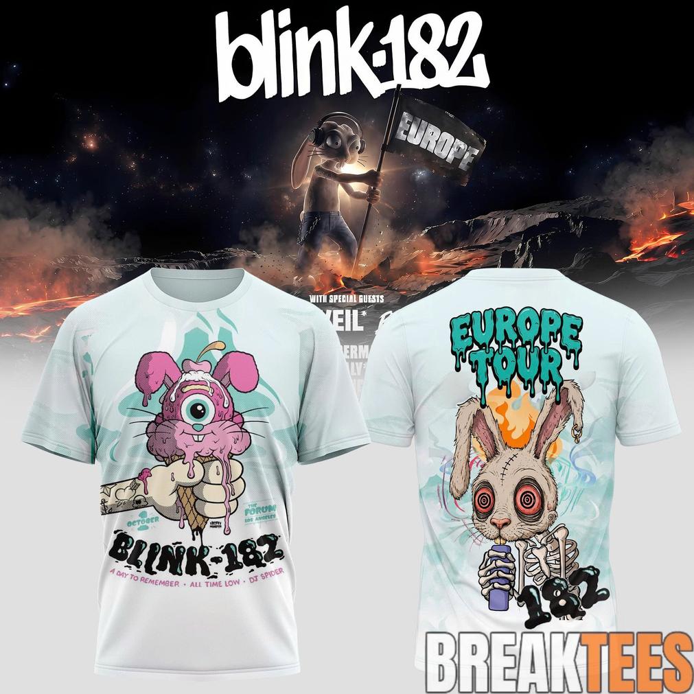 Blink-182 Meltdown Europe Edition Tee