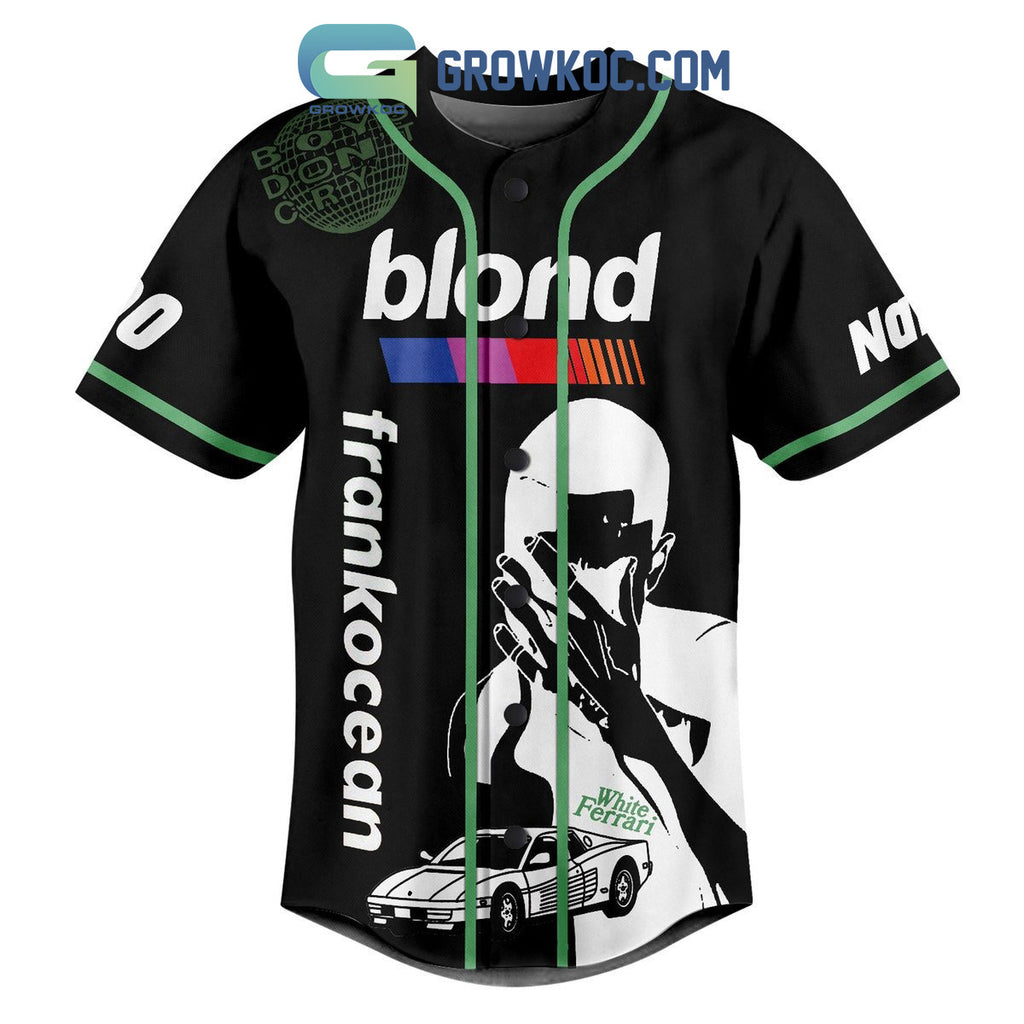 Blond Frankocean Personalized Baseball Jersey
