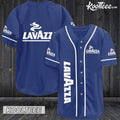 Blue Lavazza Coffee Baseball Jersey