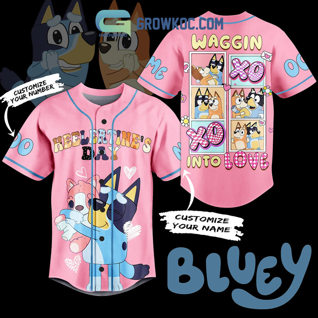 Bluey The Heeler Family Personalized Baseball Jersey