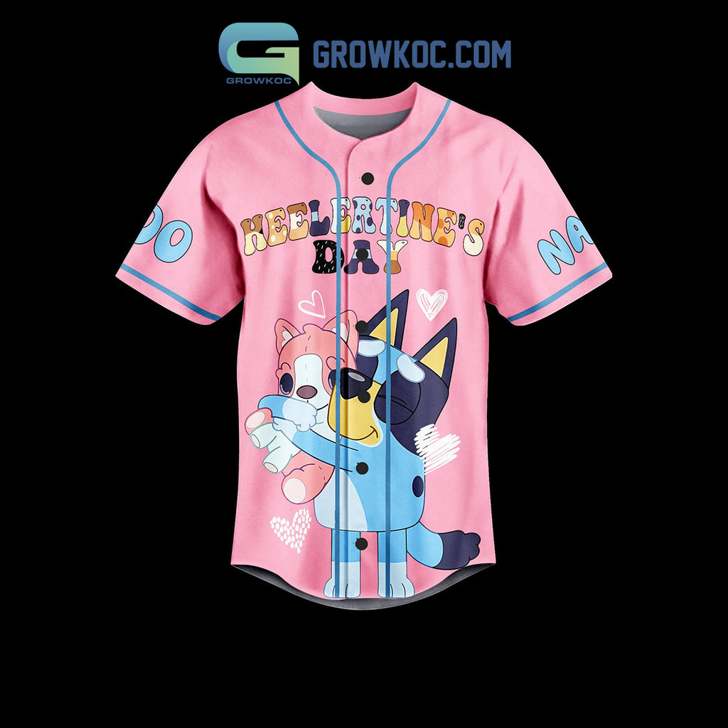 Bluey The Heeler Family Personalized Baseball Jersey