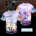 Bluey’s Big Play 2023 On Tour Custom Name Baseball Jersey