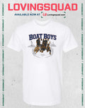Boat Boys skyline Statue of Liberty T-Shirt