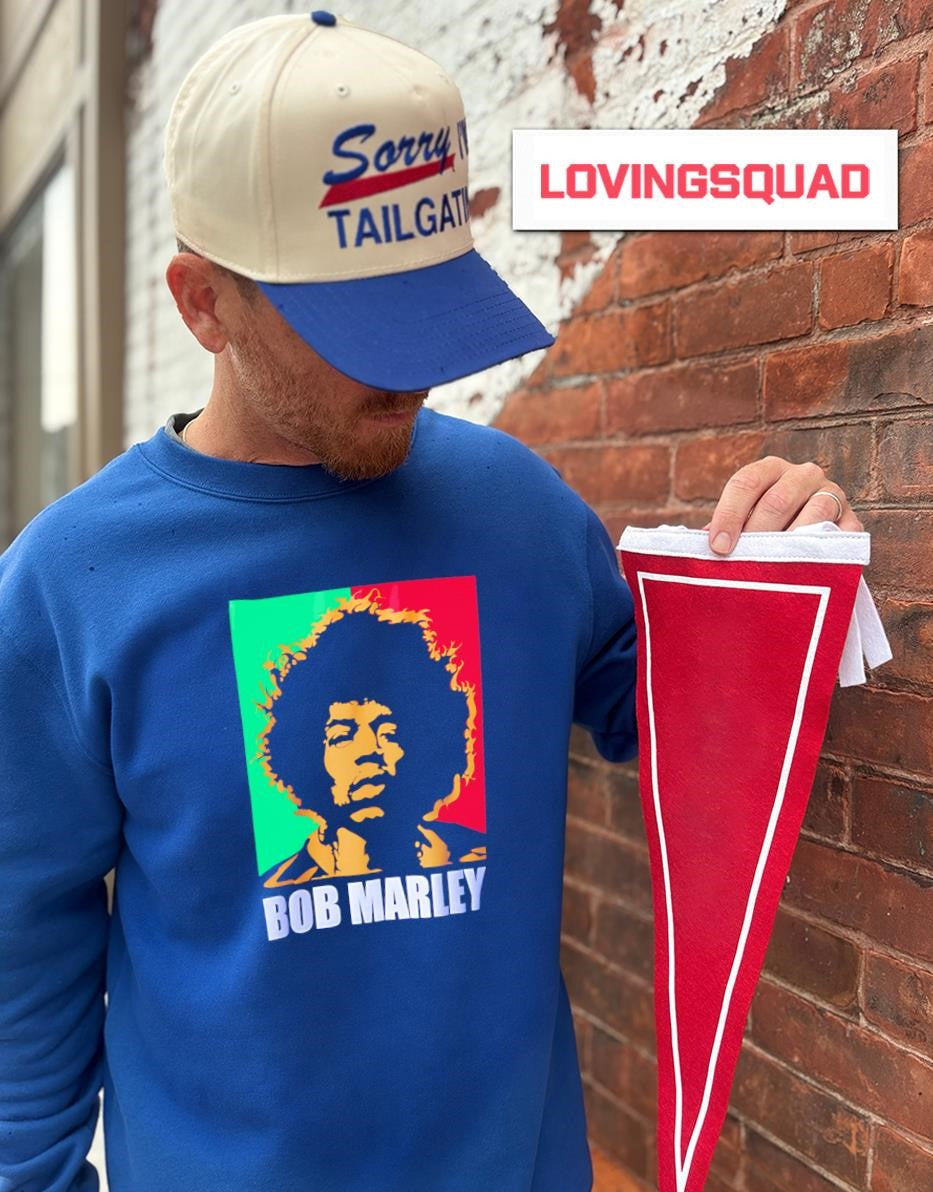 Bob Marley Rasta Colors Portrait Reggae T-shirt
