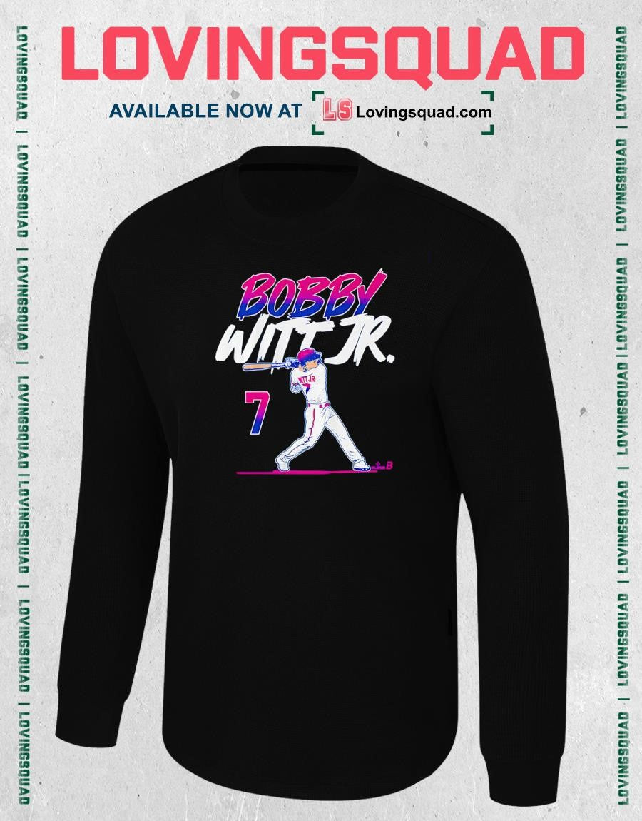 Bobby Witt Jr Slugger Swing Number shirt