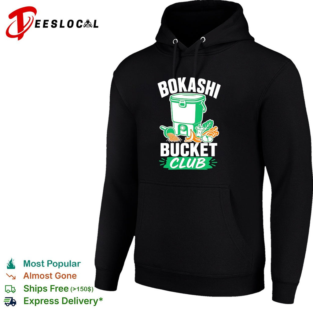 Bokashi bucket club composting shirt