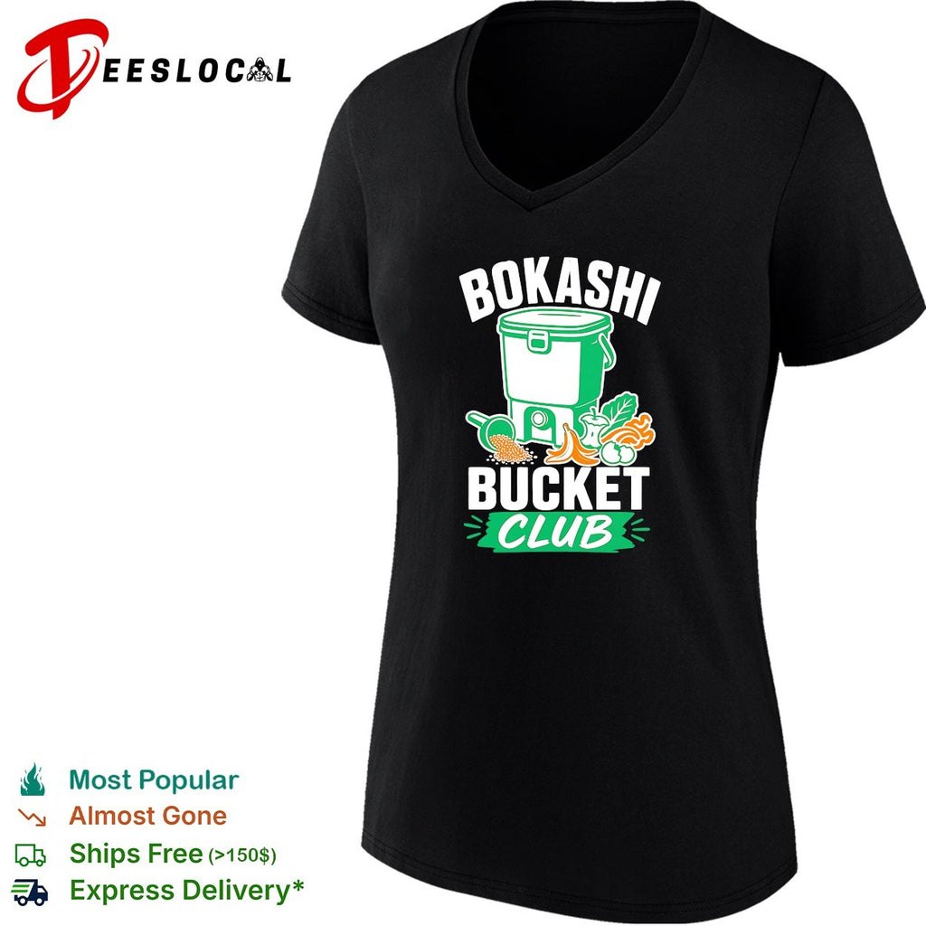 Bokashi bucket club composting shirt