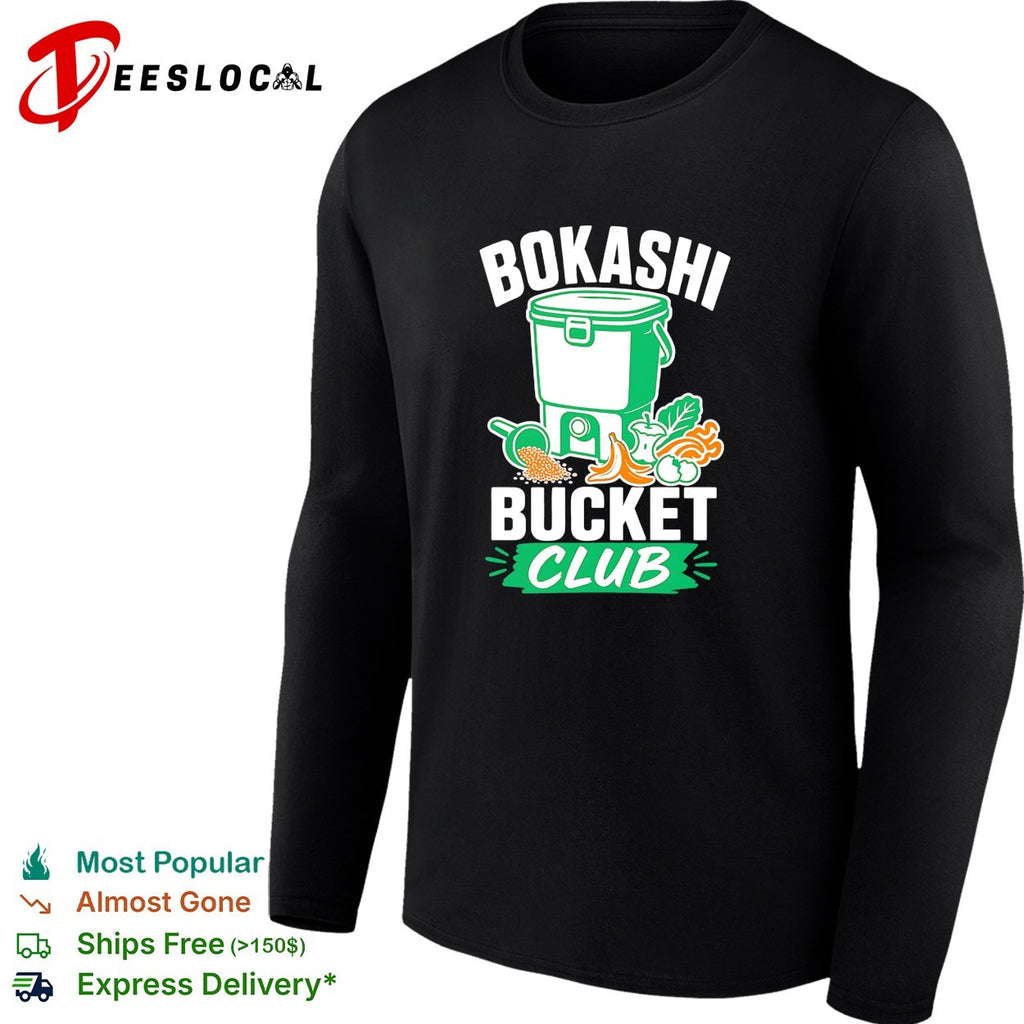 Bokashi bucket club composting shirt