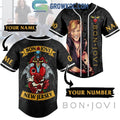 Bon Jovi Livin’ On The Prayer New Jersey Personalized Baseball Jersey