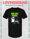 Boo-Wee Mama Spooky Stuff Ghost Reading Book T-shirt