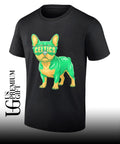 Boston Celtics French Bulldog cartoon shirt