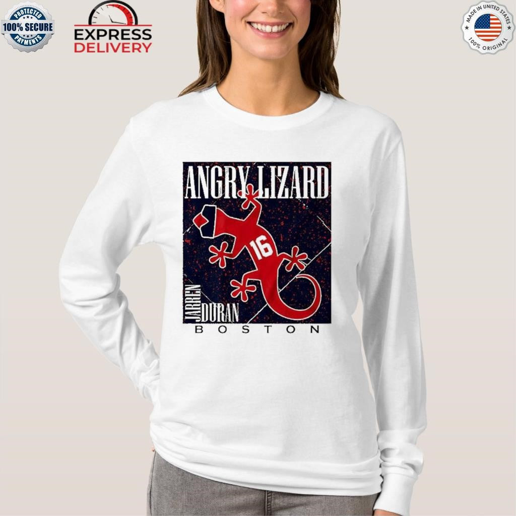Boston Jarren Duran Angry Lizard Shirt