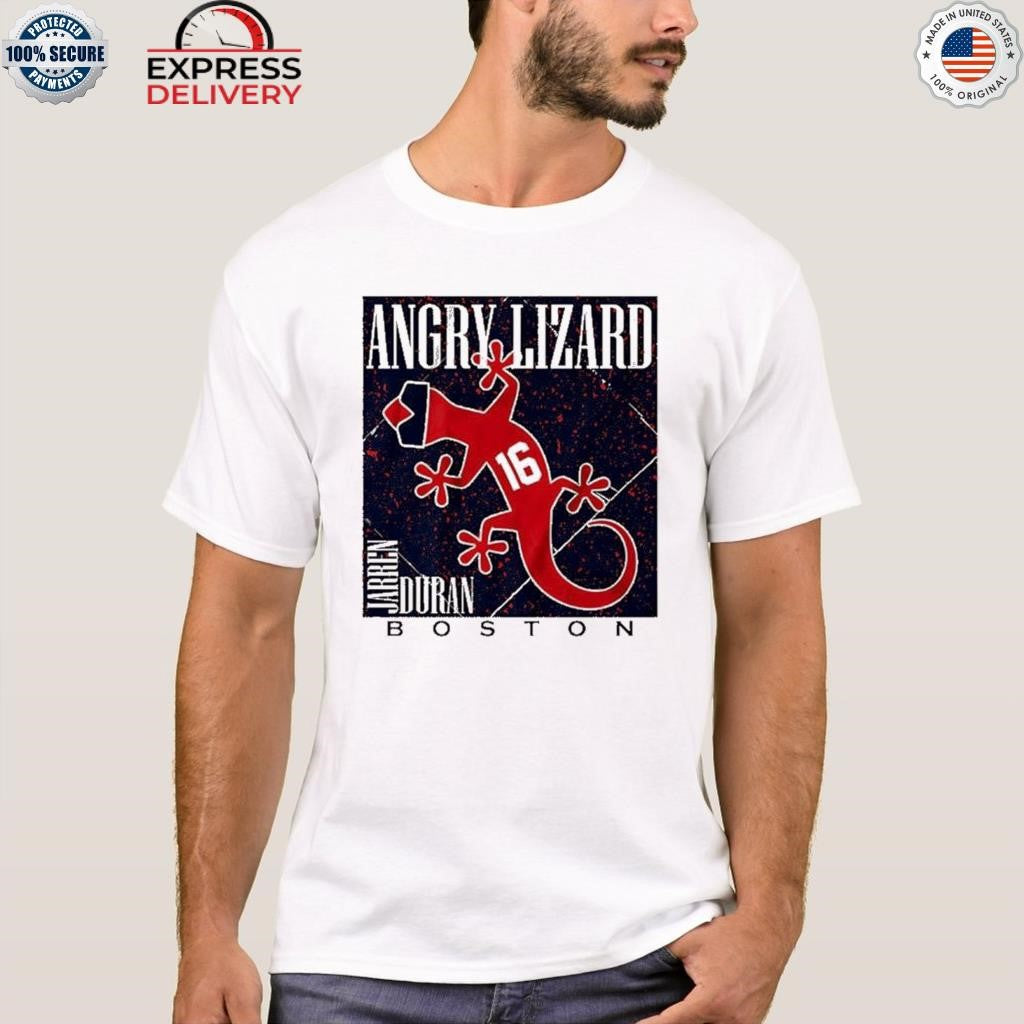 Boston Jarren Duran Angry Lizard Shirt