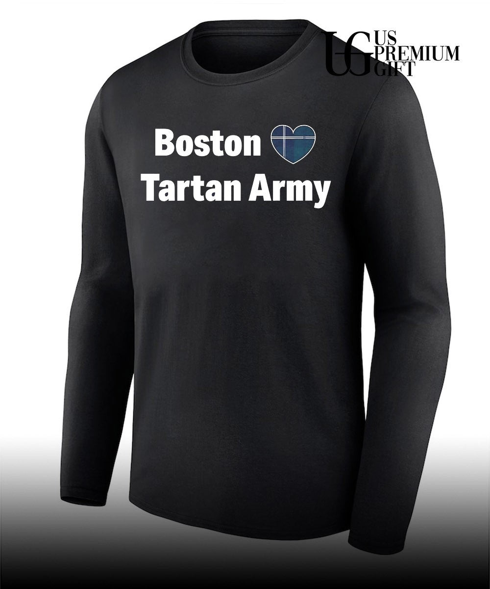 Boston love Tartan Army shirt
