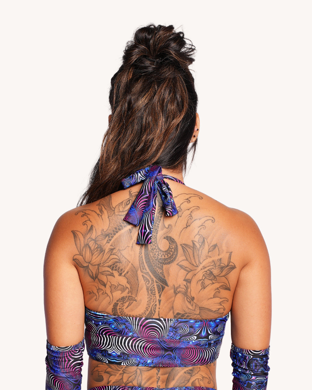Brain Candy Halter Top with Sleeves