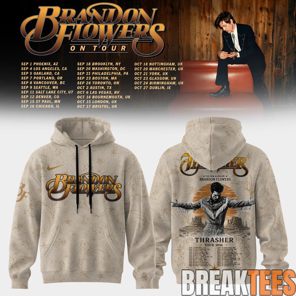 Brandon Flowers On Tour 26 Hoodie