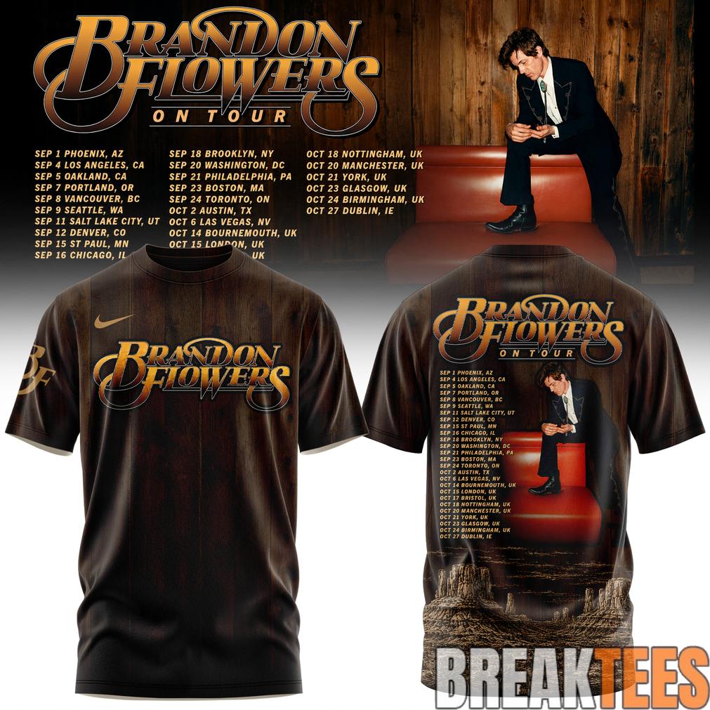 Brandon Flowers On Tour 26 Tee
