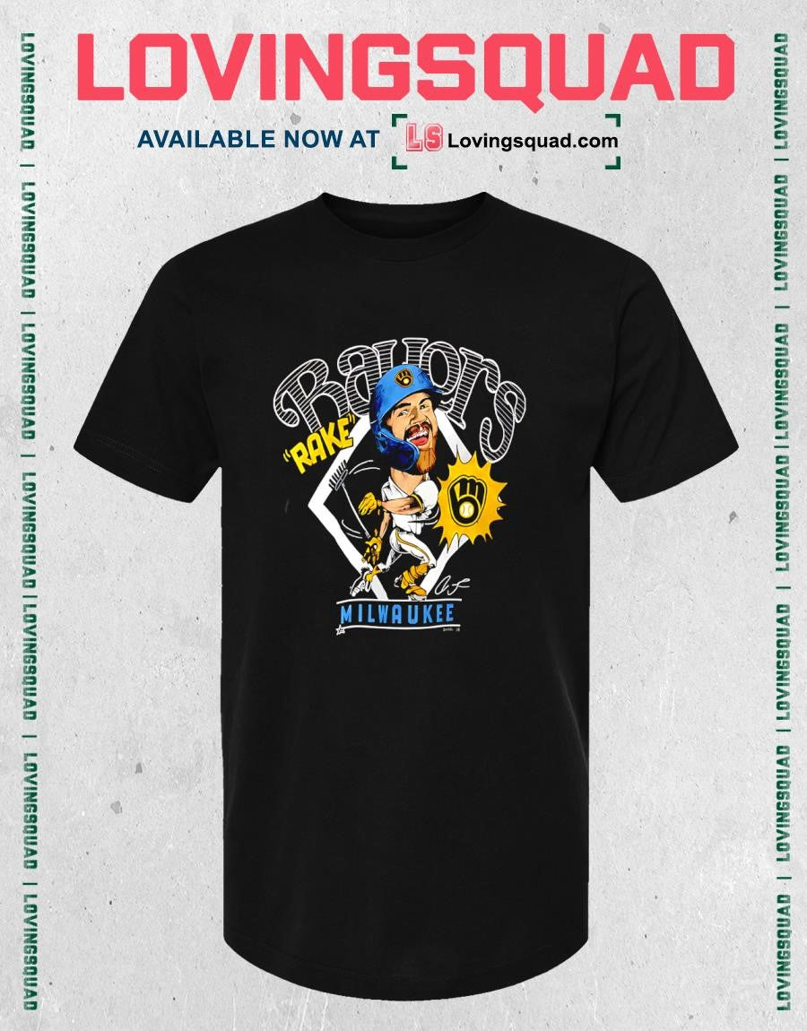 Brewers Jake Bauers Rake 2026 T-Shirt