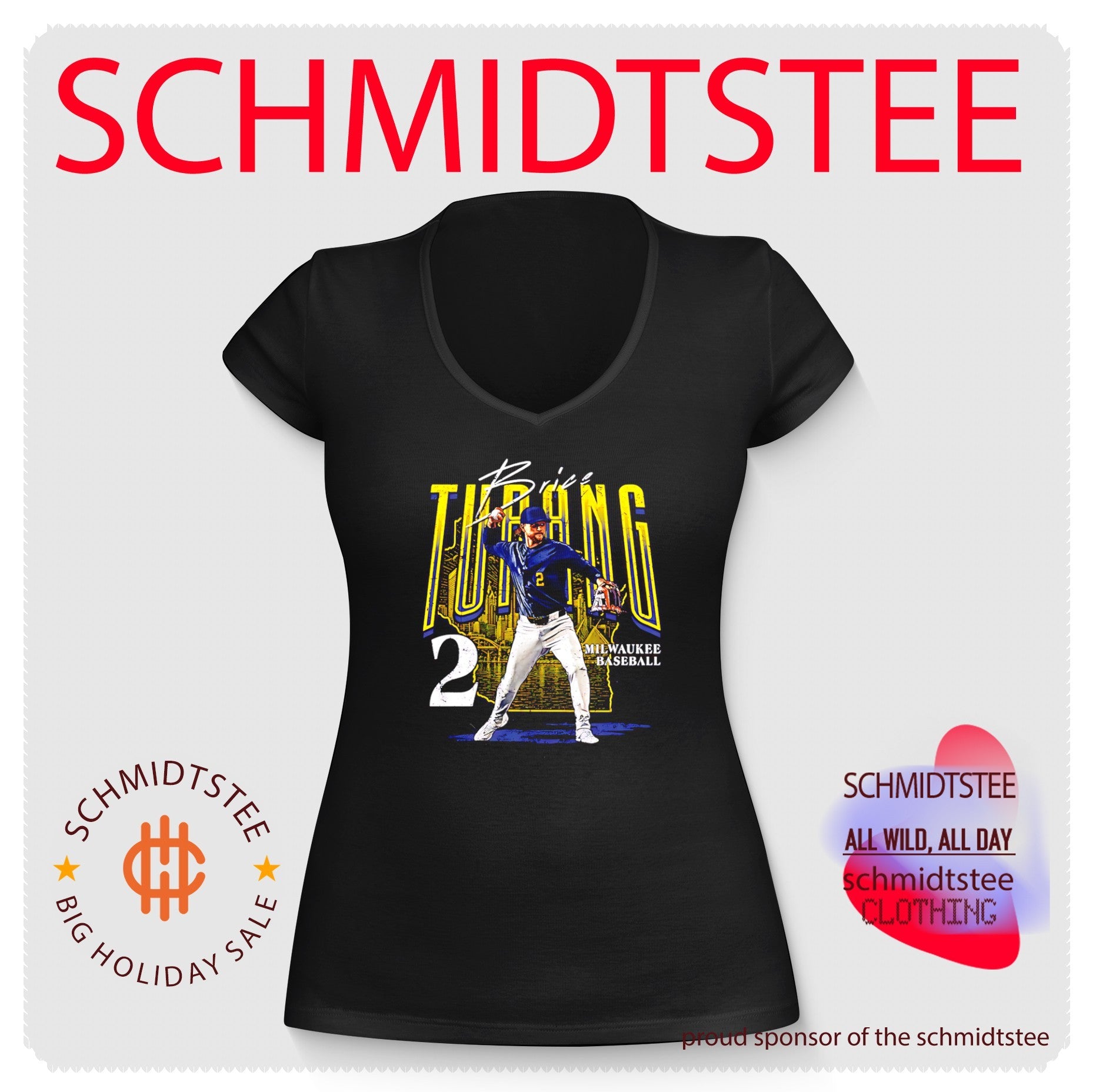 Brice Turang Milwaukee Brewers Player State signature shirt