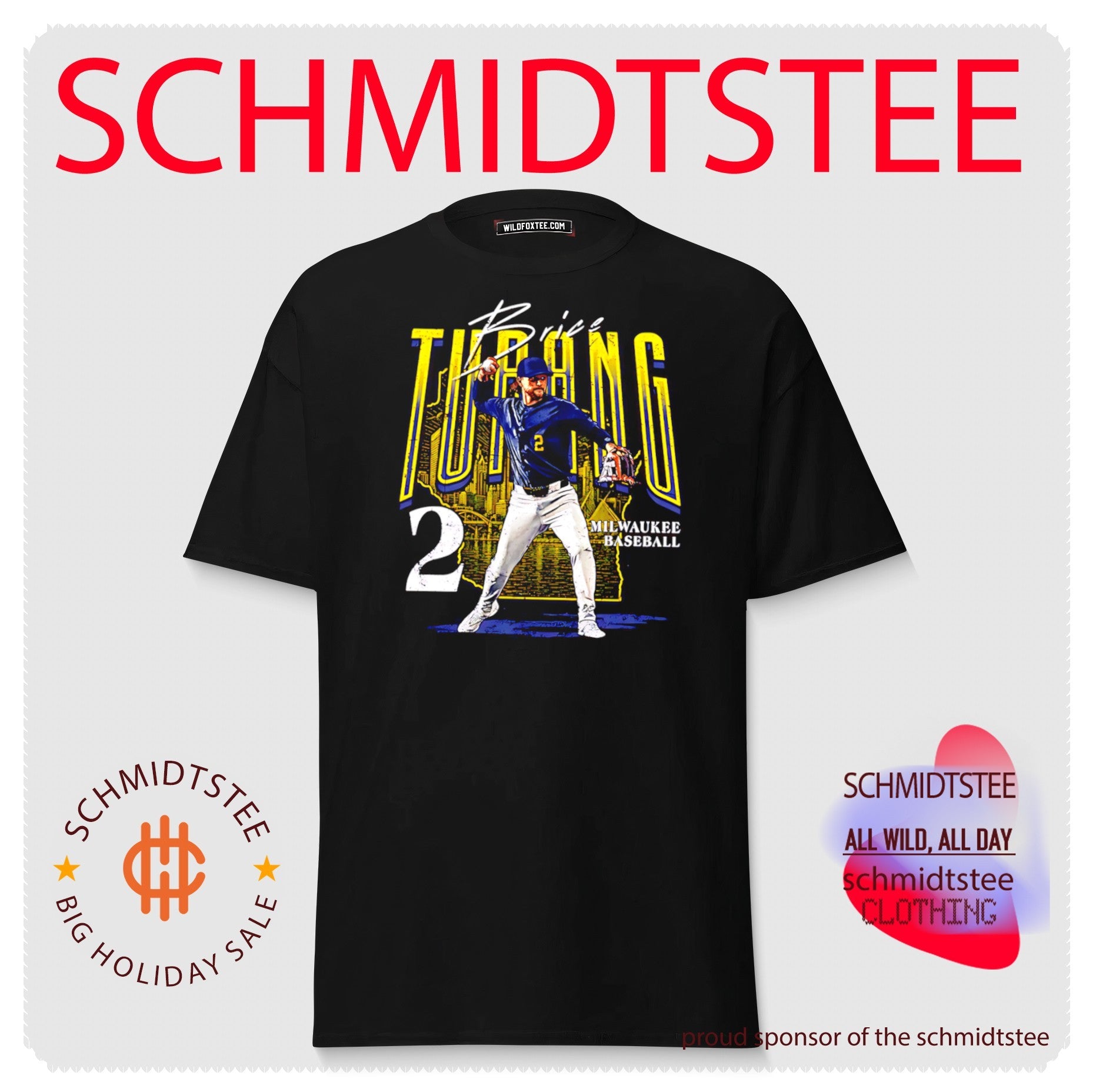 Brice Turang Milwaukee Brewers Player State signature shirt
