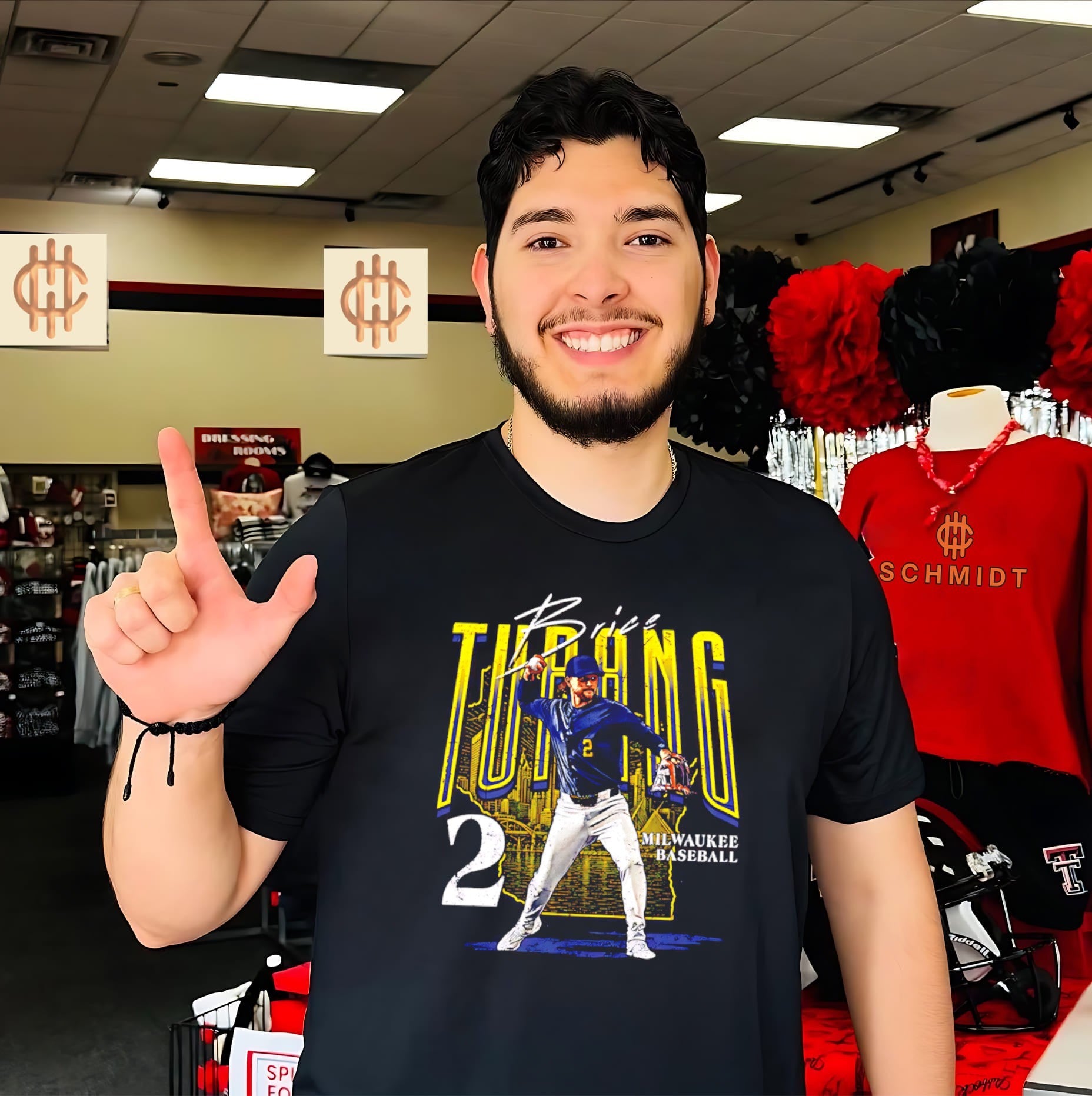Brice Turang Milwaukee Brewers Player State signature shirt