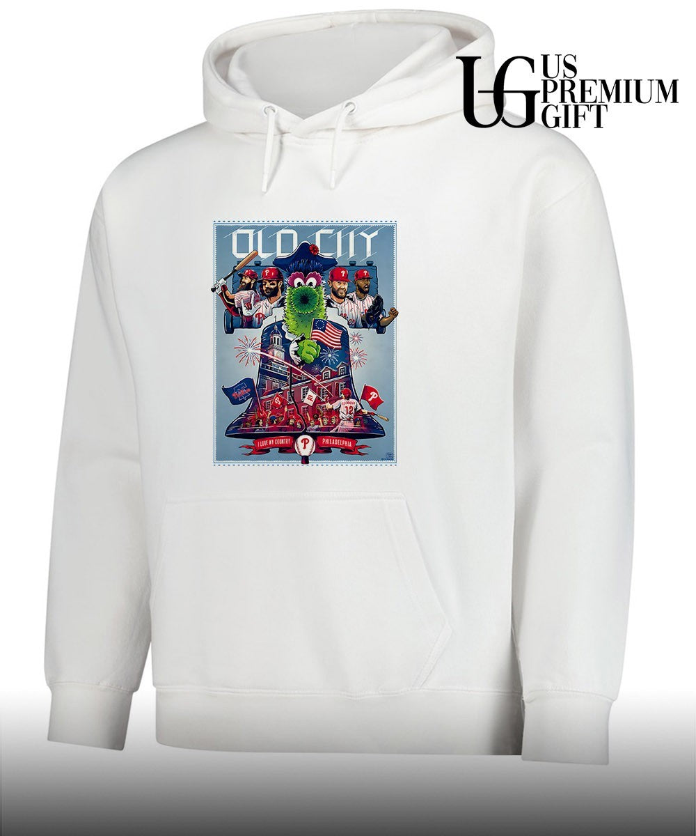 Bryce Harper Kyle Schwarber Philadelphia Phillies The Phanatic Old City I Love My Country MLB All-Star Game 2026 shirt